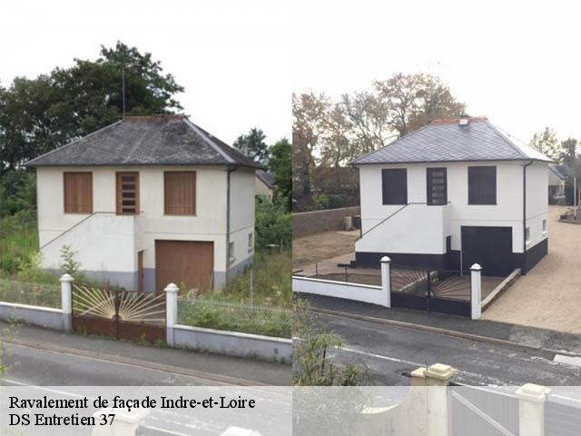 Ravalement de façade 37 Indre-et-Loire  DS Entretien 37