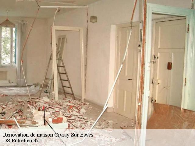 Rénovation de maison civray-sur-esves-37160 DS Entretien 37