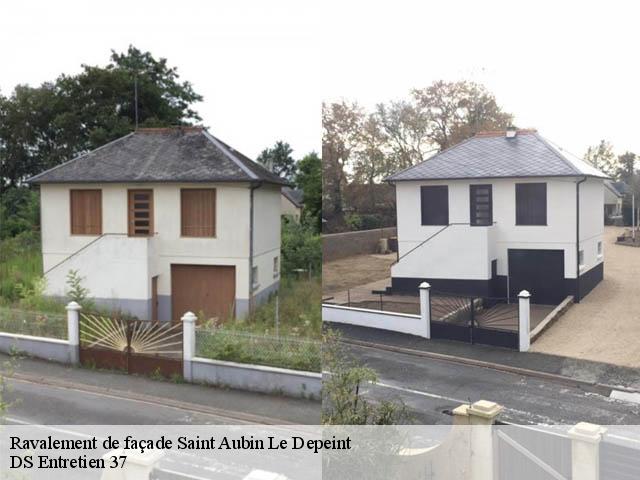 Ravalement de façade saint-aubin-le-depeint-37370 DS Entretien 37