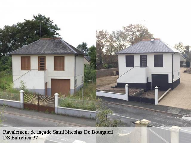 Ravalement de façade saint-nicolas-de-bourgueil-37140 DS Entretien 37